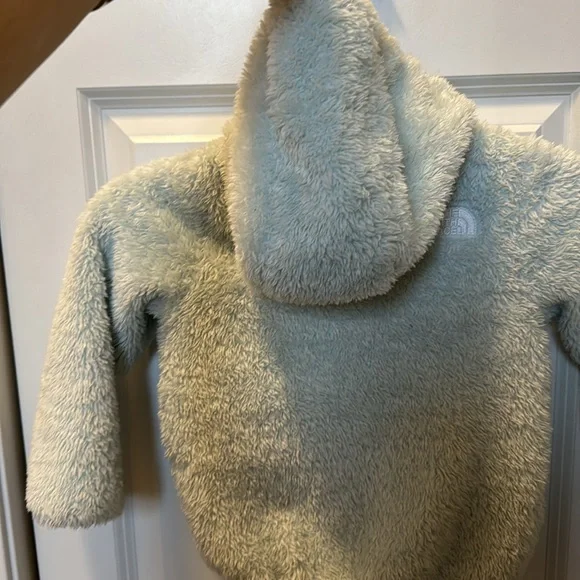 Light blue toddler The North Face fleece coat - Picture 5 of 7